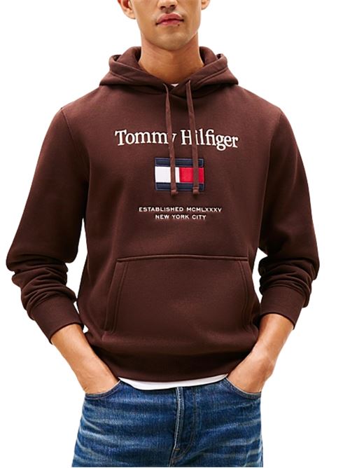 felpa c/cappuccio Tommy Hilfiger | MW0MW42735HJT